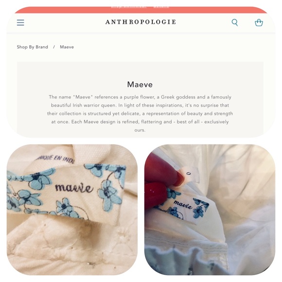 Anthropologie “Maeve” Eyelet Dress - Picture 9 of 11